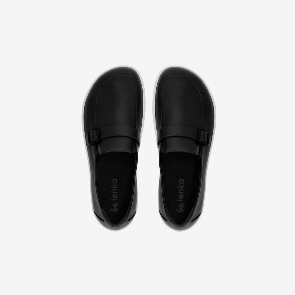 Barefoot Moccasins Be Lenka Amadeus - Black & White