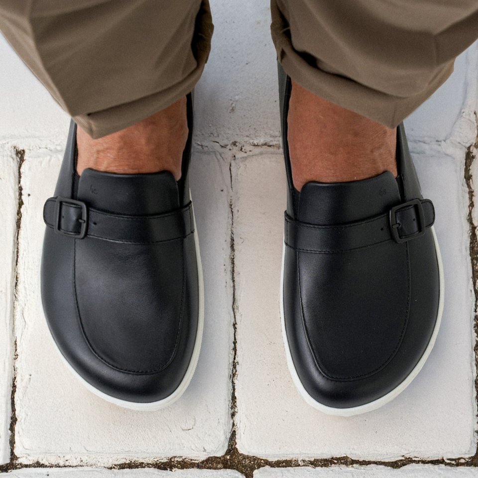 Barefoot Moccasins Be Lenka Amadeus - Black & White