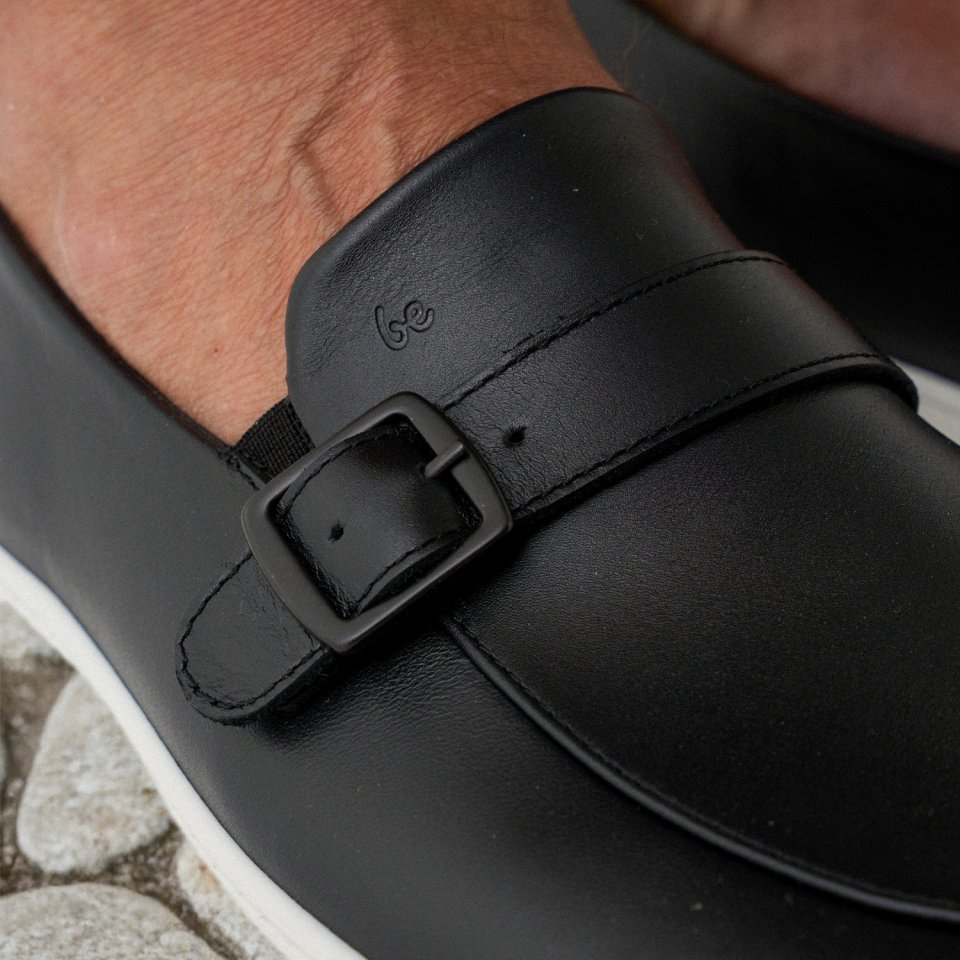 Barefoot Moccasins Be Lenka Amadeus - Black & White