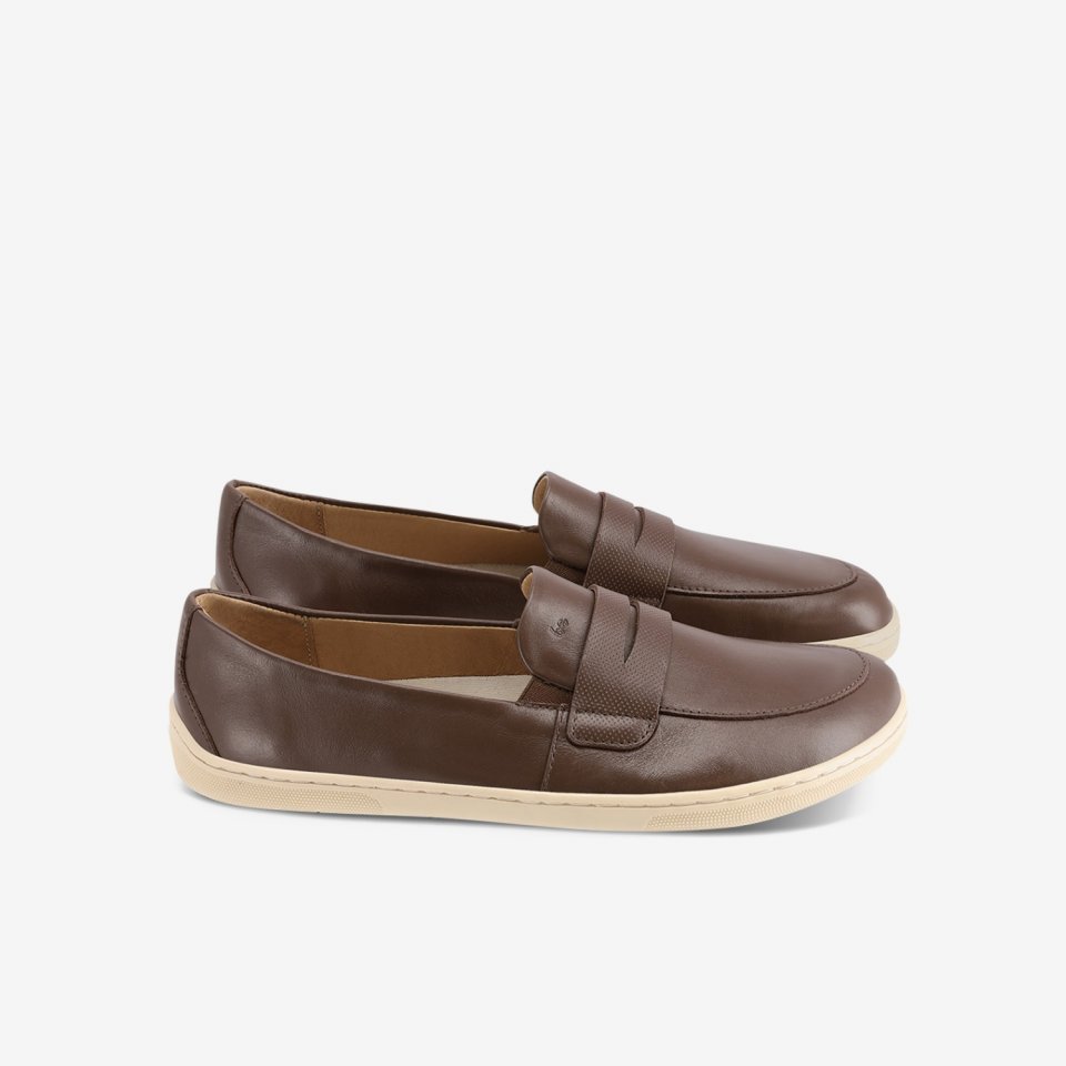 Barefoot Moccasins Be Lenka Buena - Dark Brown & Beige