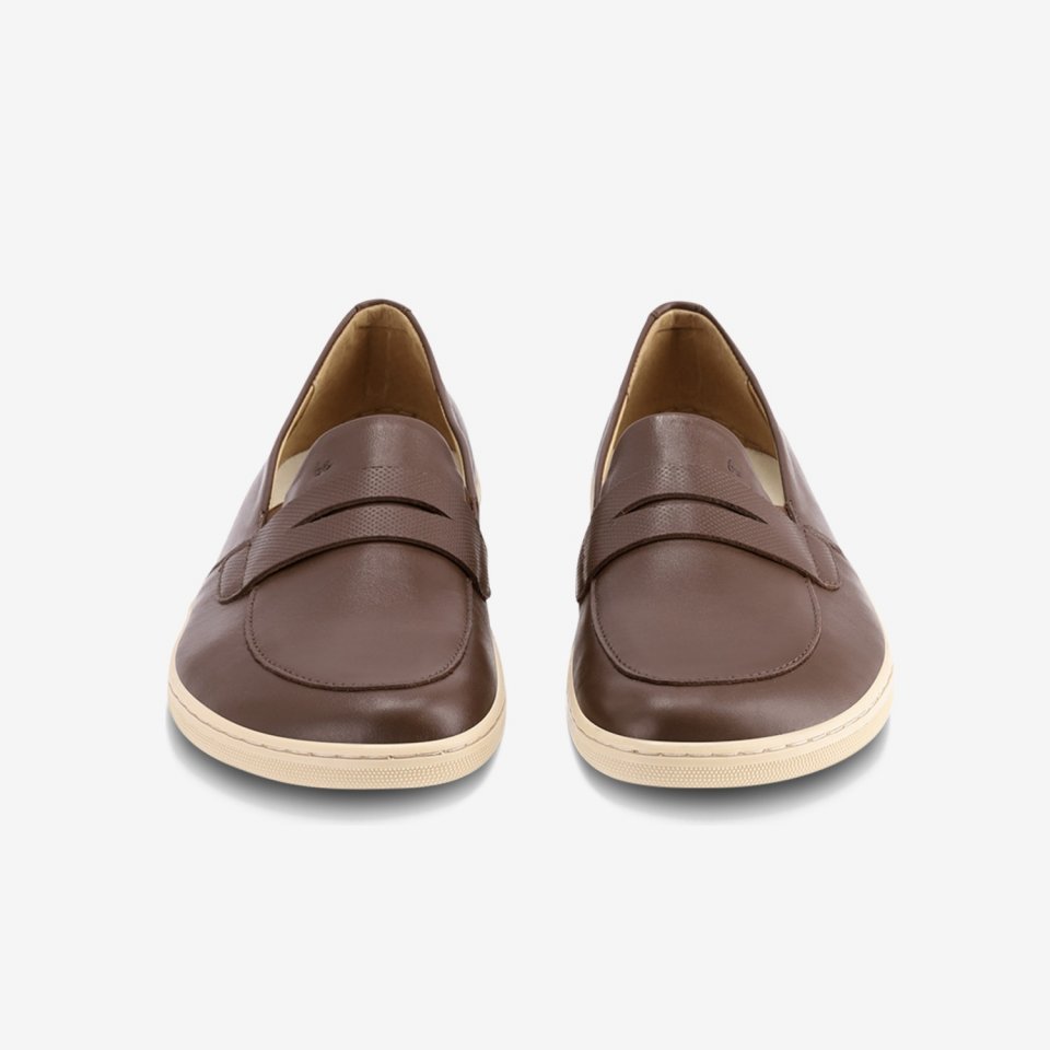 Barefoot Moccasins Be Lenka Buena - Dark Brown & Beige
