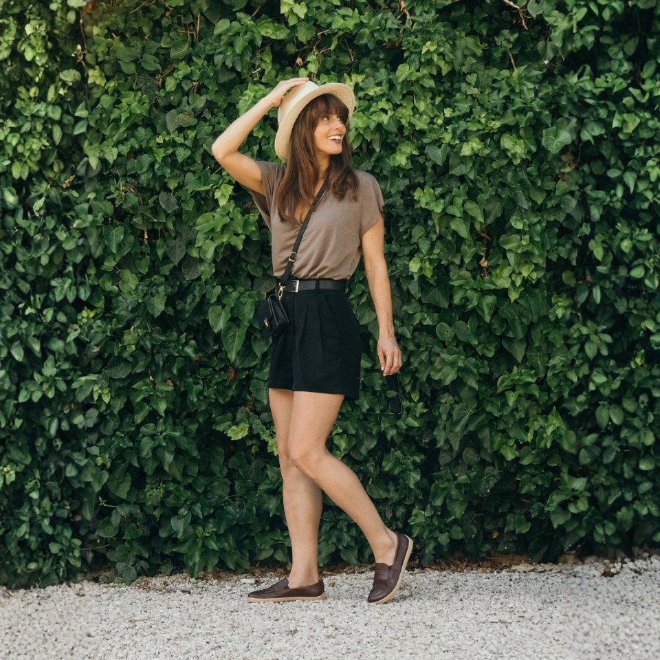 Barefoot Moccasins Be Lenka Buena - Dark Brown & Beige