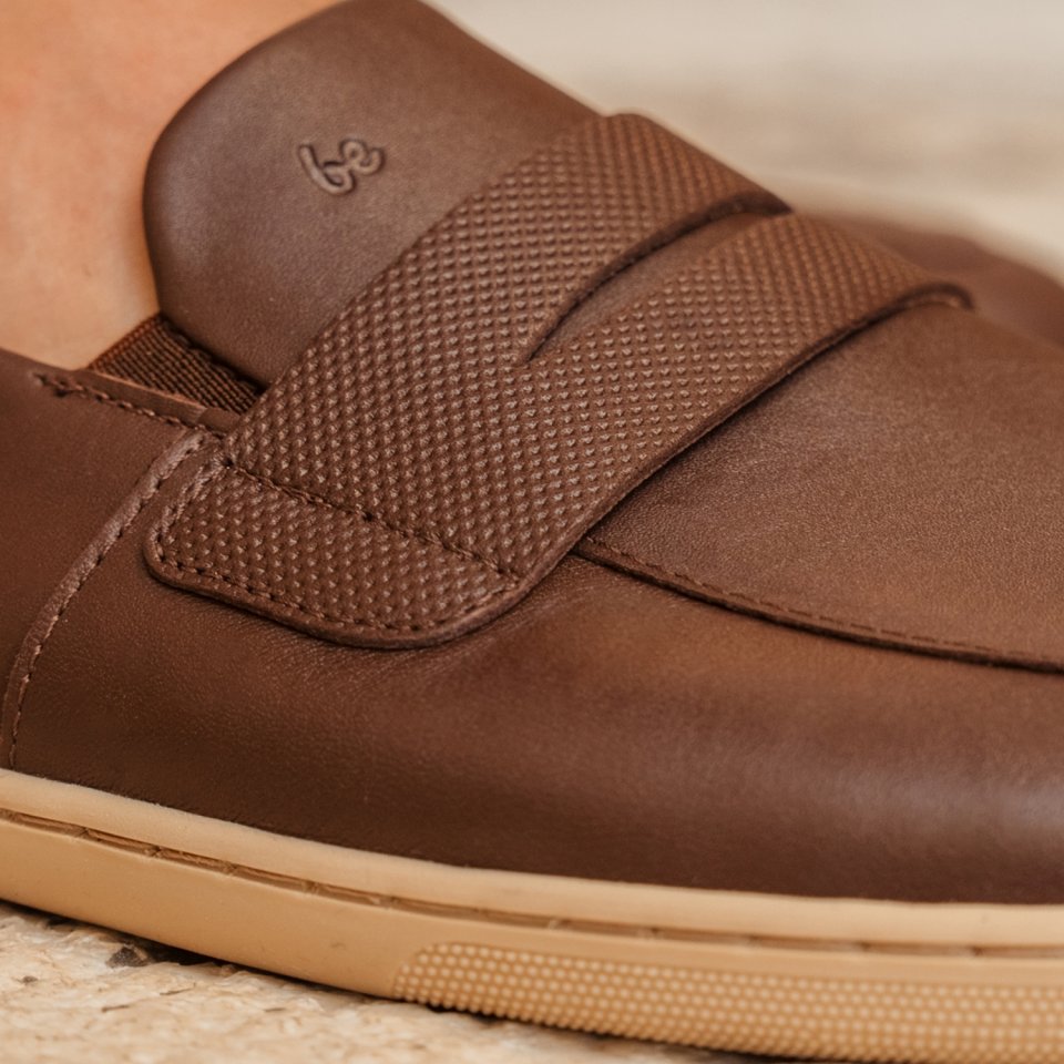 Barefoot Moccasins Be Lenka Buena - Dark Brown & Beige