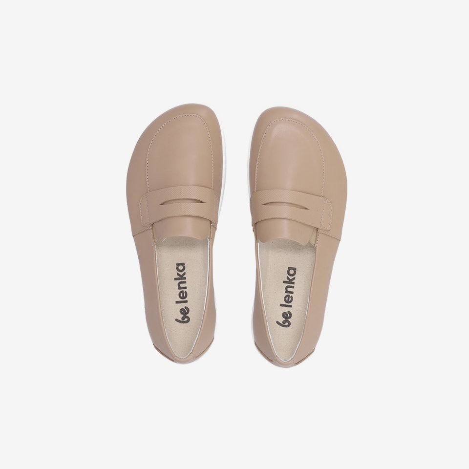 Barefoot Moccasins Be Lenka Buena - Latte Brown