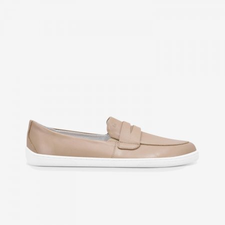 Barefoot mokasíny Be Lenka Buena - Latte Brown