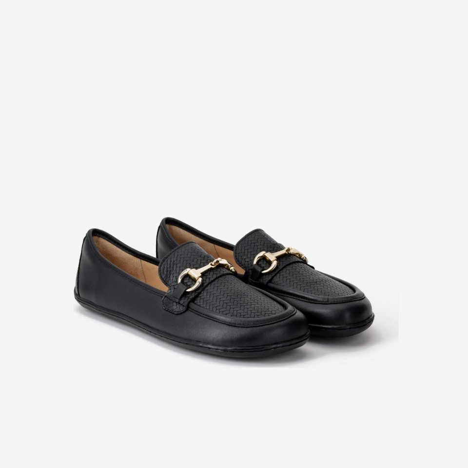 Barefoot Mocassini Be Lenka Divella - Black & Gold