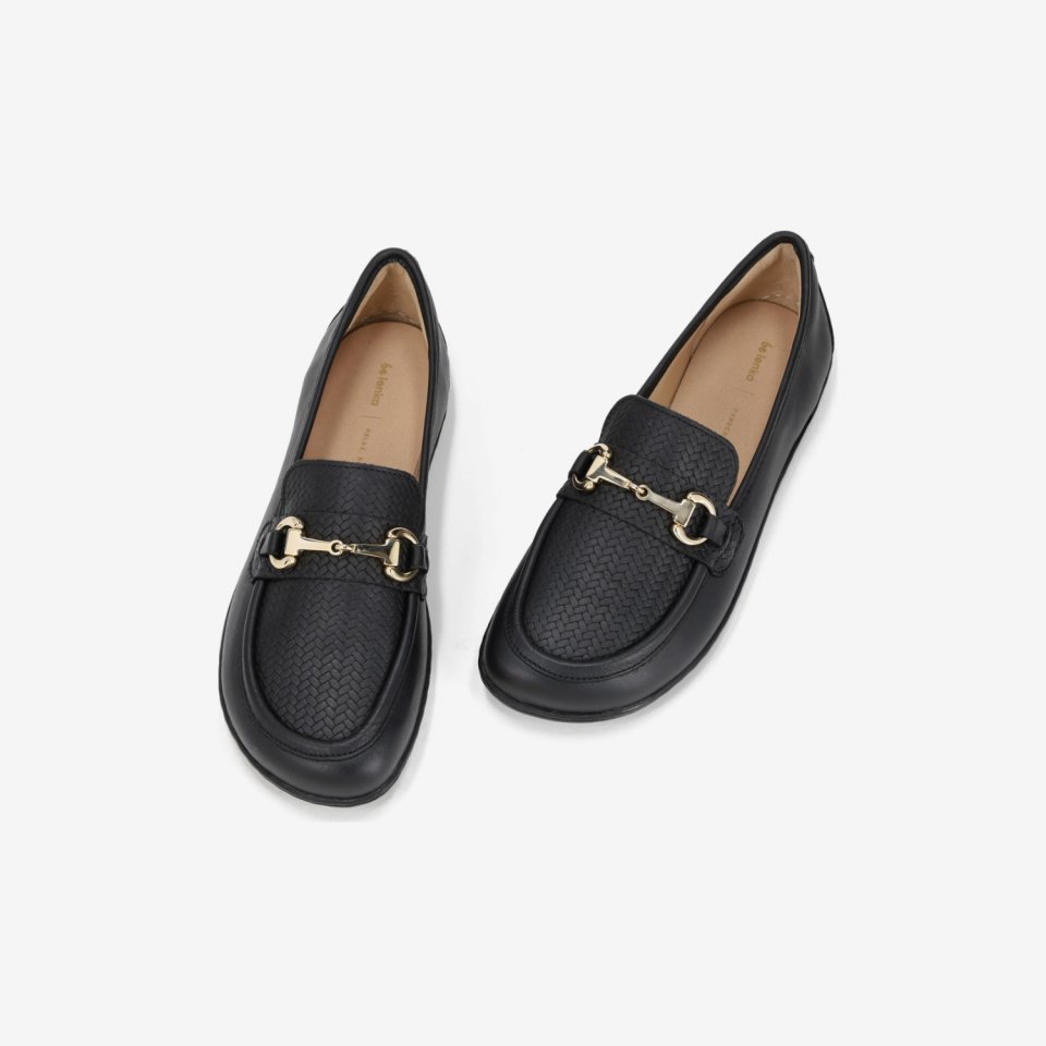 Barefoot Mocassini Be Lenka Divella - Black & Gold