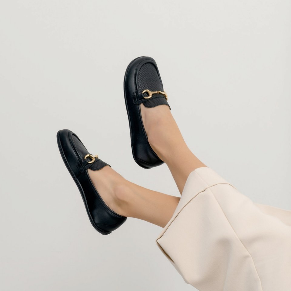 Barefoot Mocassini Be Lenka Divella - Black & Gold