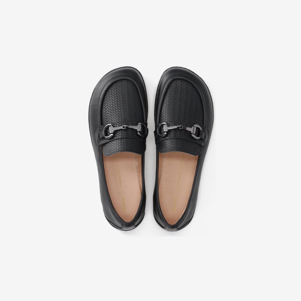 Barfuß Mokassins Be Lenka Divella - Black & Gunmetal