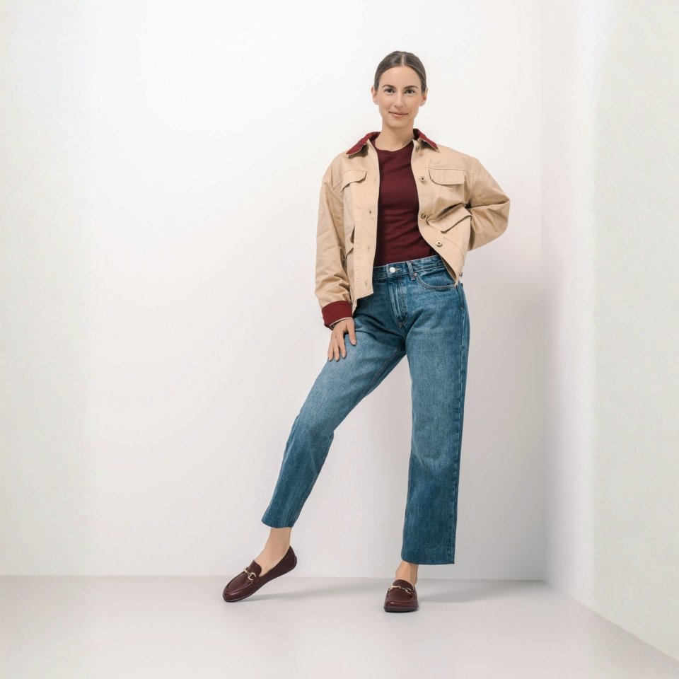 Barefoot Moccasins Be Lenka Divella - Burgundy