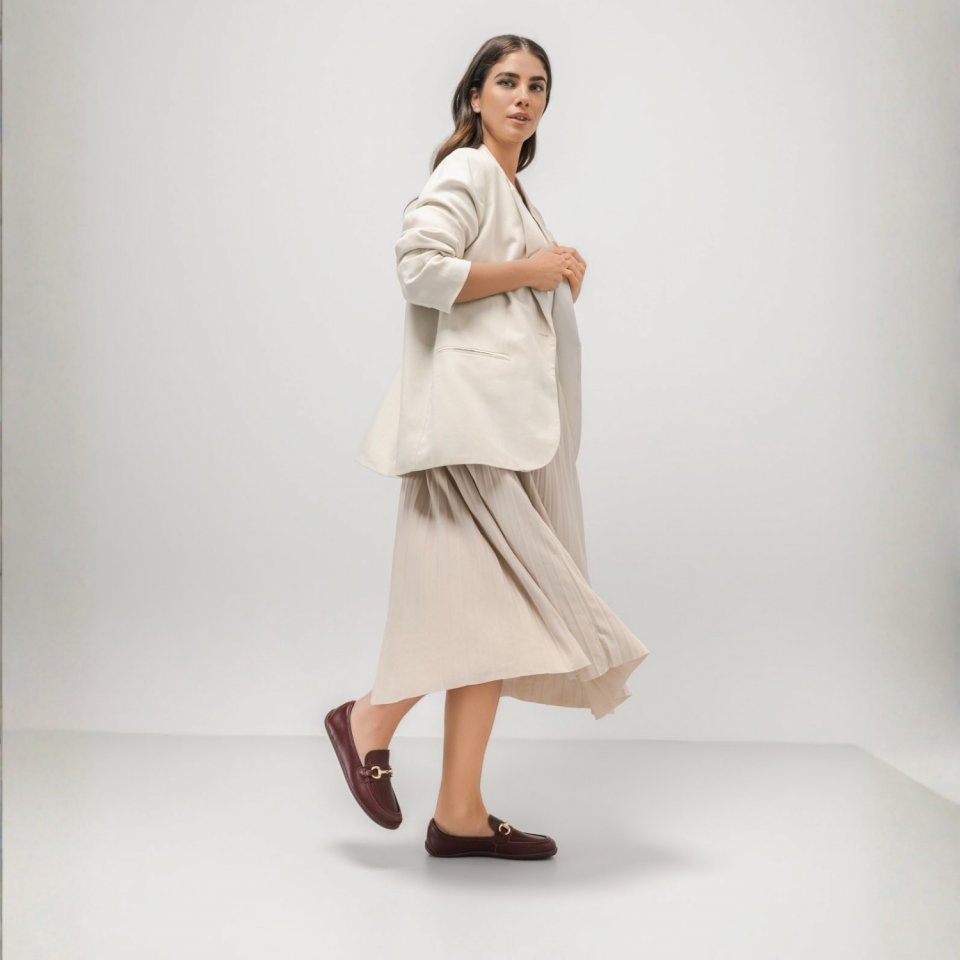 Barefoot Moccasins Be Lenka Divella - Burgundy