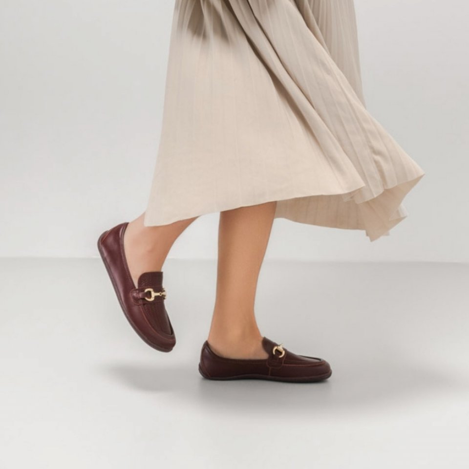 Barefoot Moccasins Be Lenka Divella - Burgundy