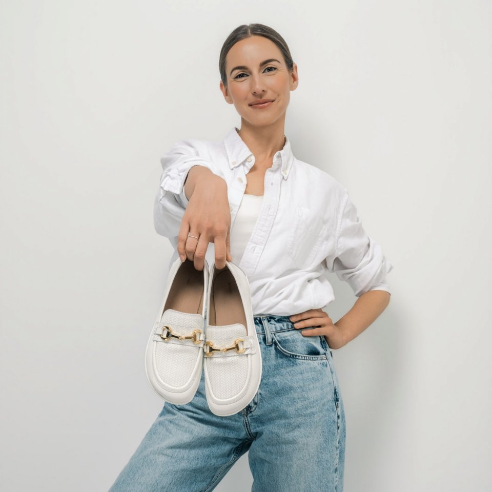 Barefoot Moccasins Be Lenka Divella - Off - White