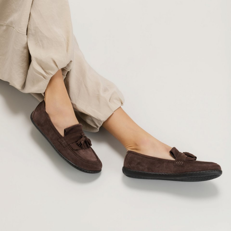 Barefoot Moccasins Be Lenka Fiorela - Chocolate
