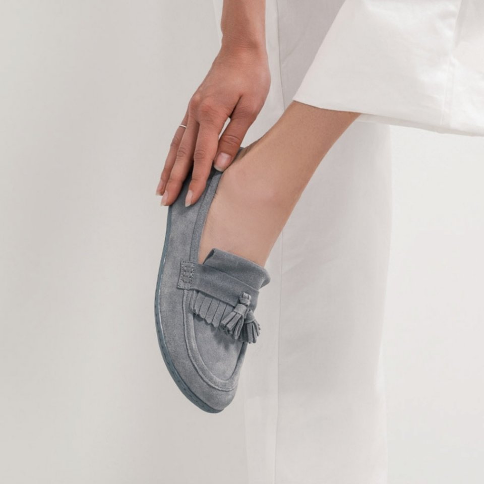 Barefoot Moccasins Be Lenka Fiorela - Grey