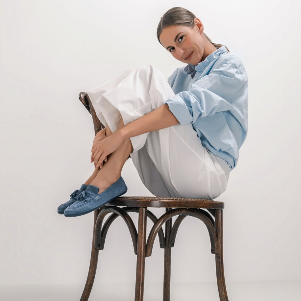 Barefoot Moccasins Be Lenka Fiorela - Soft Blue