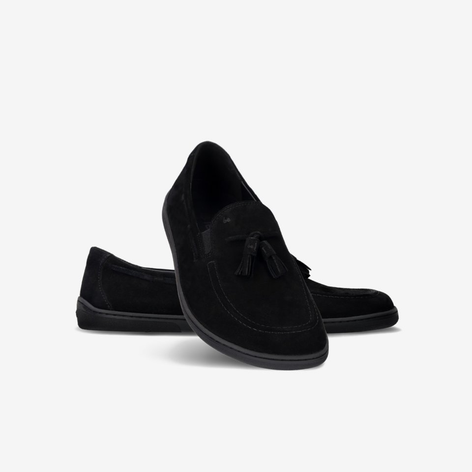 Barefoot Mocassins Be Lenka Portsiders - All Black