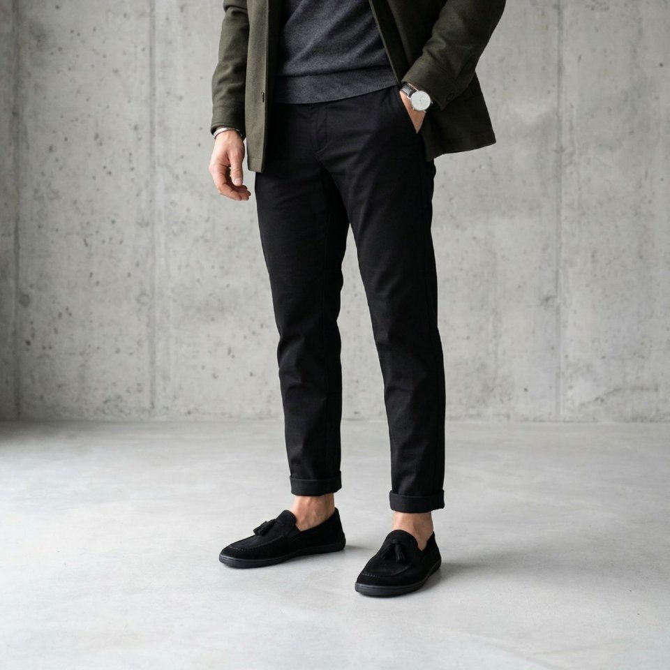 Barefoot Mocassins Be Lenka Portsiders - All Black