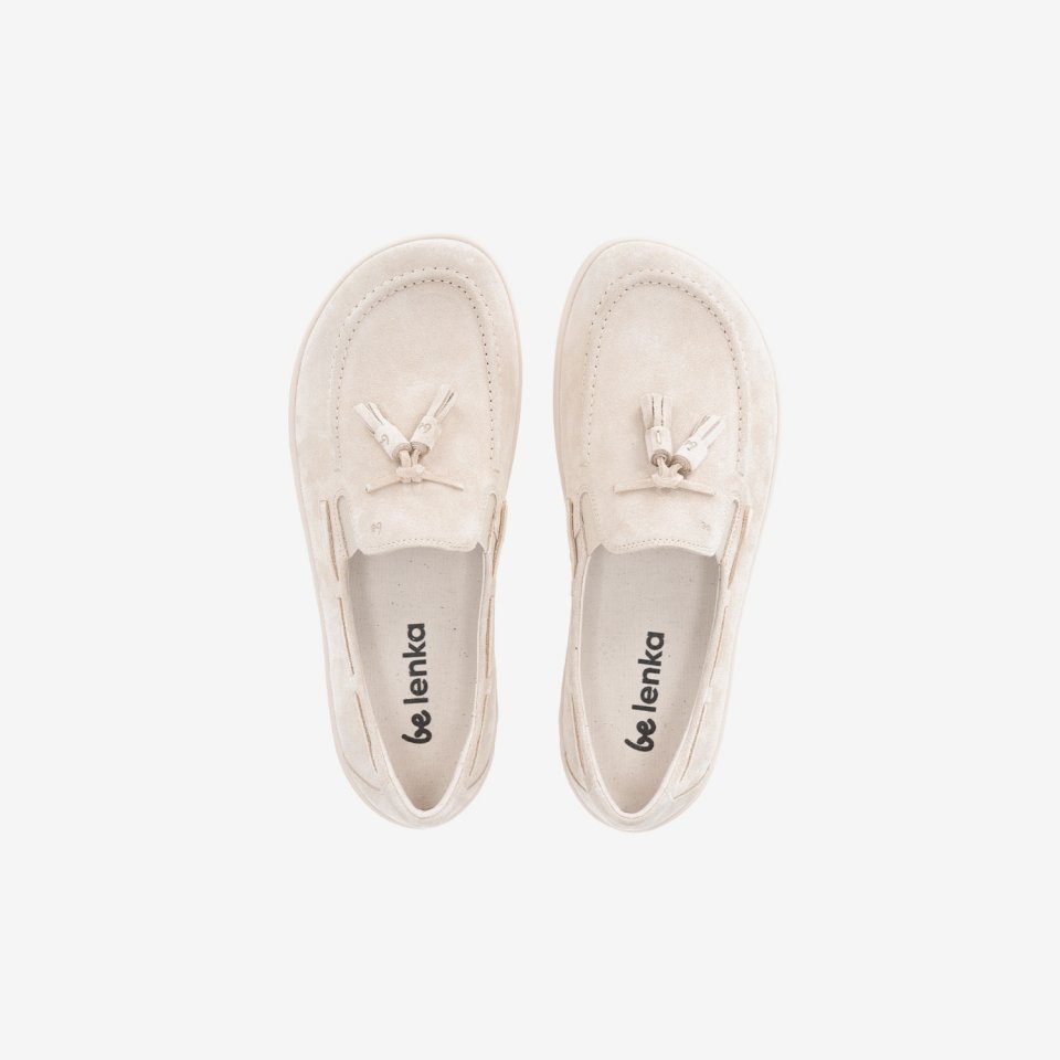 Barefoot Moccasins Be Lenka Portsiders - Beige