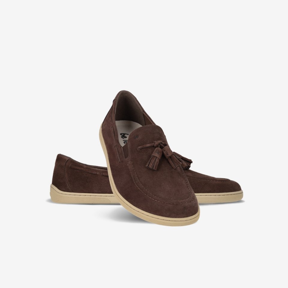Barfuß Mokassins Be Lenka Portsiders - Dark Brown