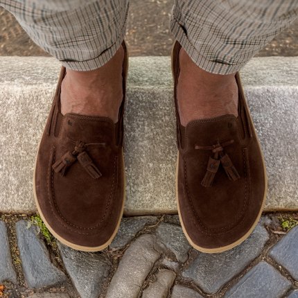 Barfuß Mokassins Be Lenka Portsiders - Dark Brown