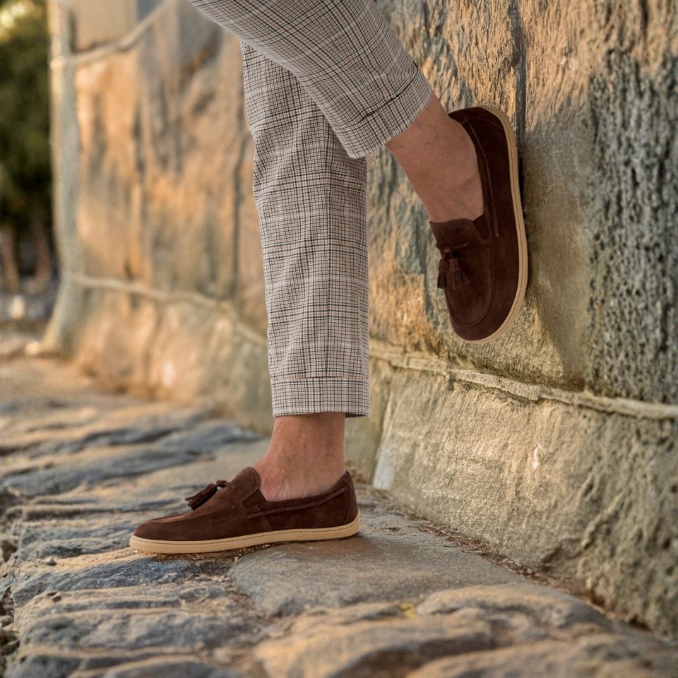 Barfuß Mokassins Be Lenka Portsiders - Dark Brown