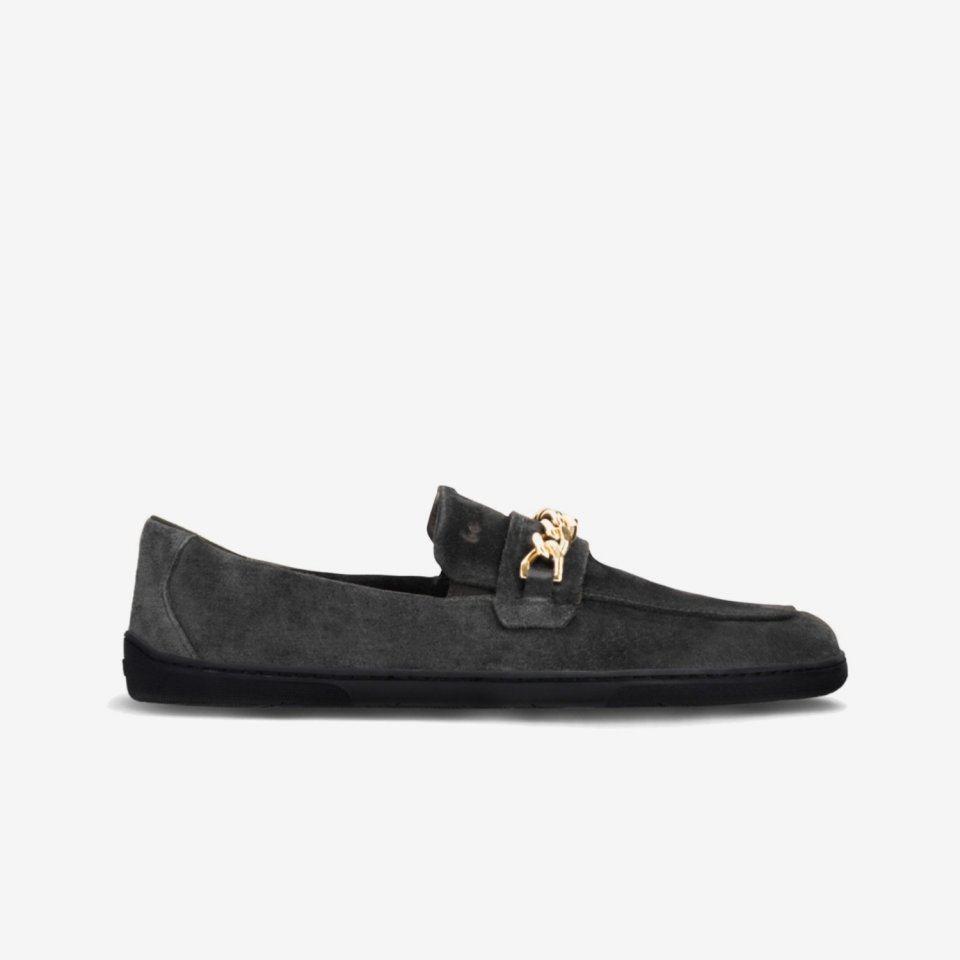 Barefoot Moccasins Be Lenka Prestage - Dark Brown & Gold