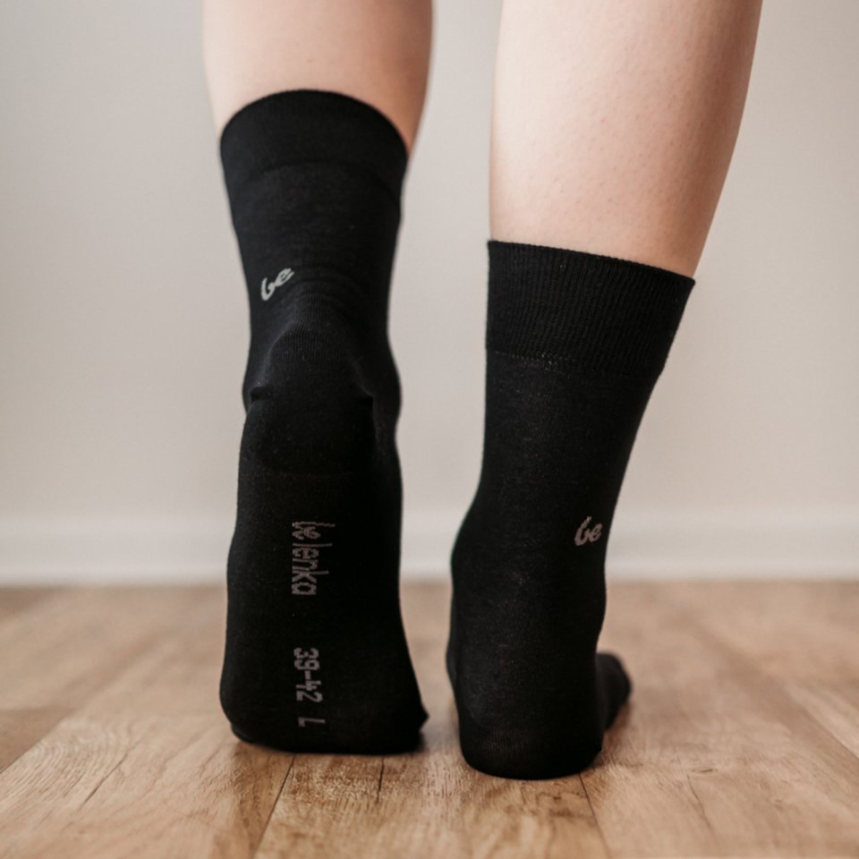 Barefoot Socks - Crew - Essentials – Black