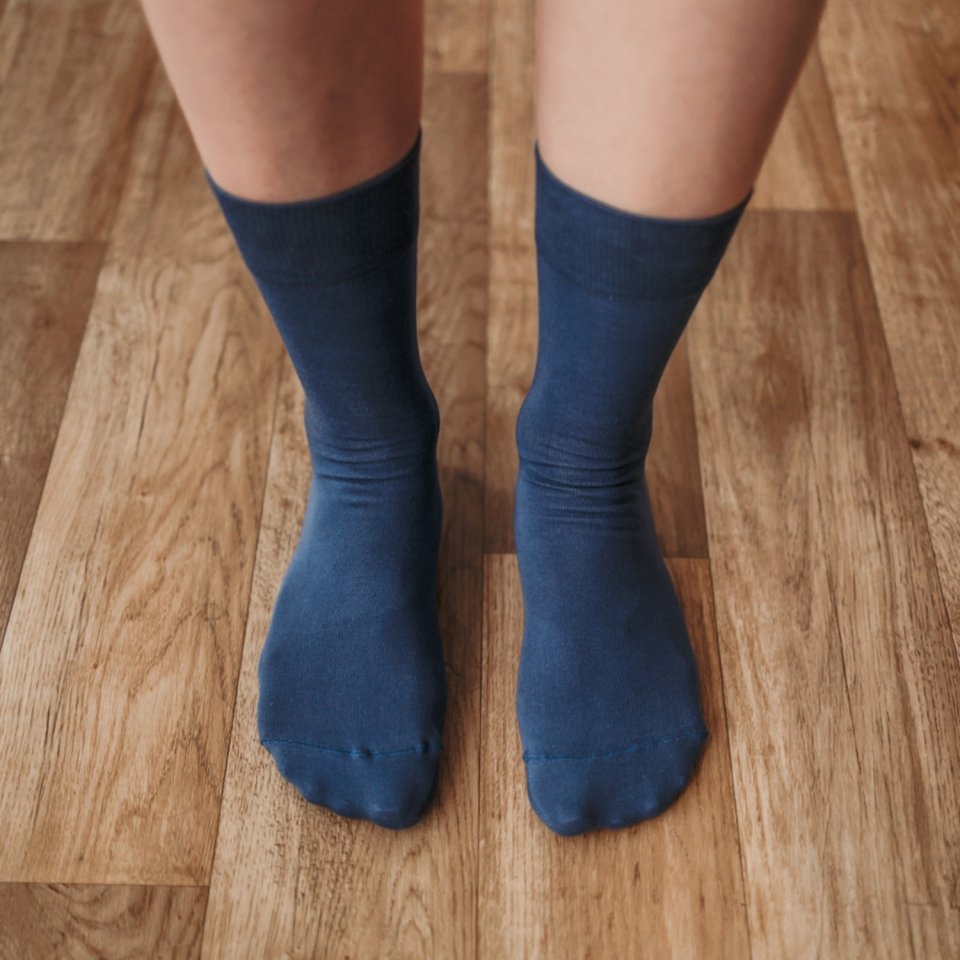 Barefoot Socks - Crew - Essentials – Blue