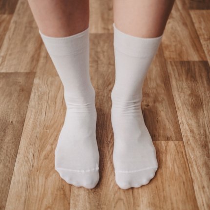 Barfußsocken - Crew - Essentials – White