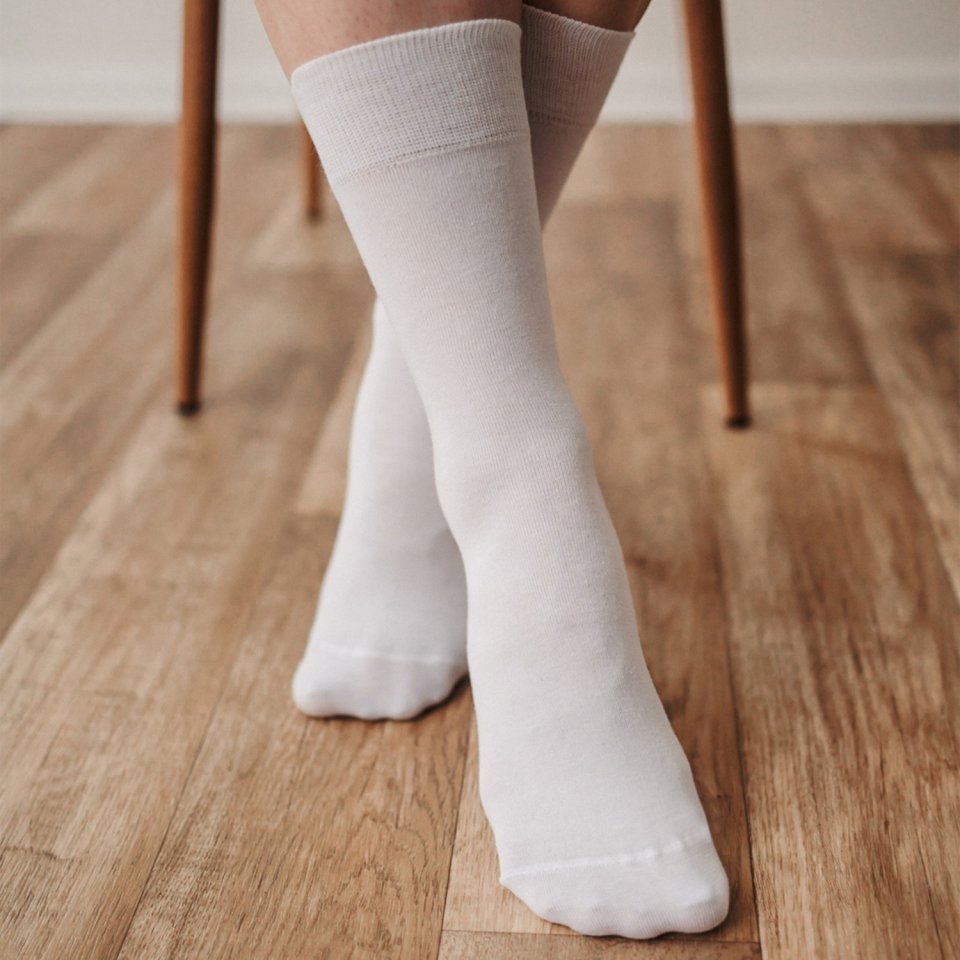 Barfußsocken - Crew - Essentials – White
