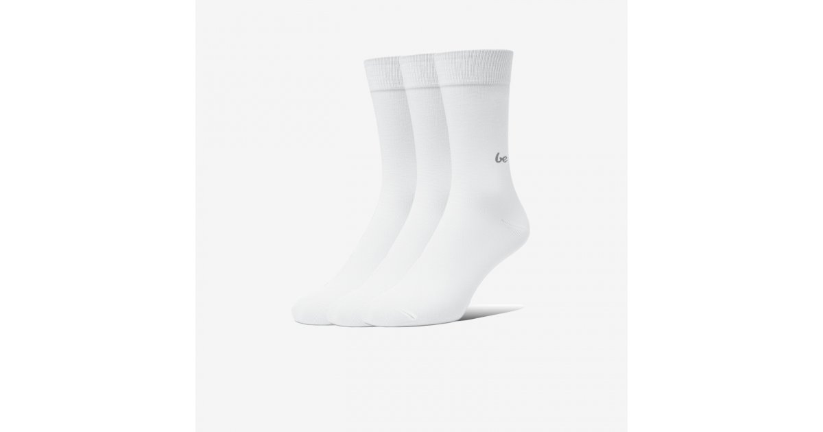 Be Lenka Barefoot Socks - Crew - Essentials - White - 3 pack photo 2