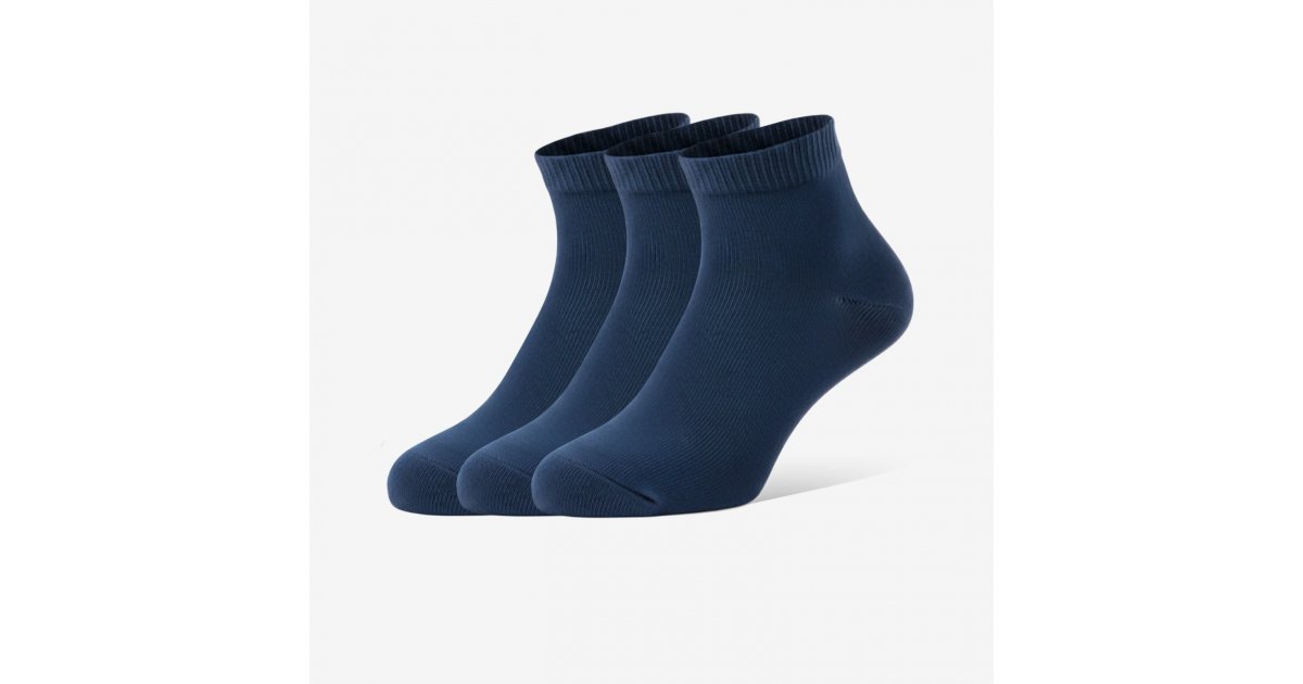 Be Lenka Barefoot Socks - Low-cut - Essentials - Blue - 3 pack photo 2