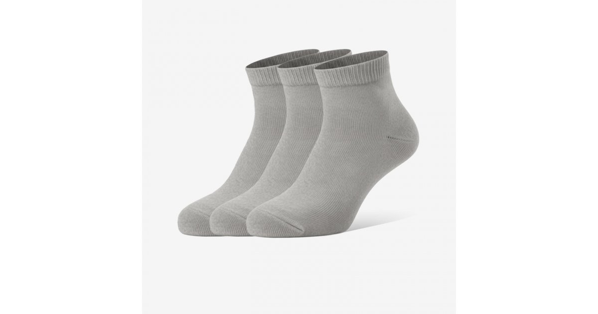 Be Lenka Barefoot Socks - Low-cut - Essentials - Grey - 3 pack photo 2