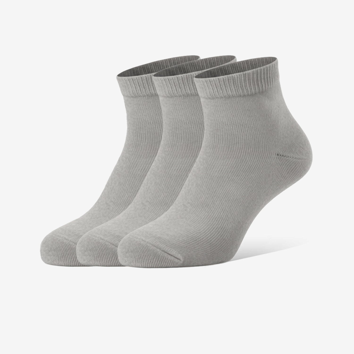 Be Lenka Barefoot Socks - Low-cut - Essentials - Grey - 3 pack in Grey, barefoot socks