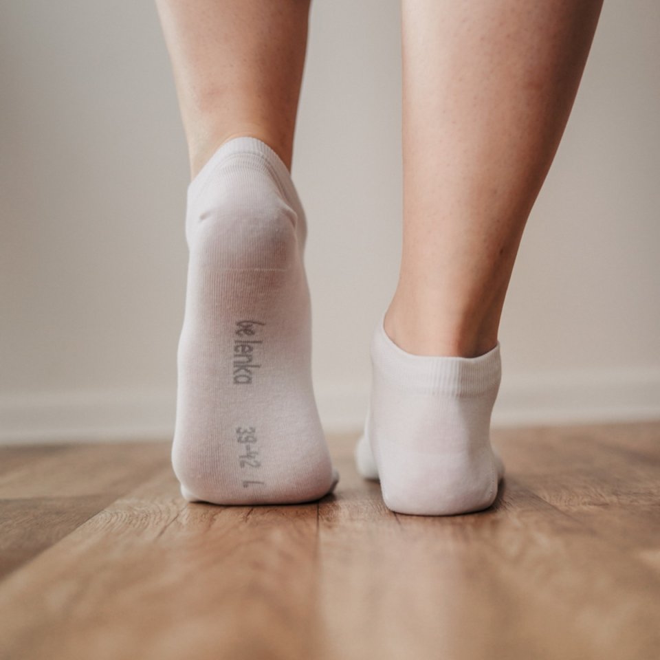 Barefoot Socks - Low-cut - Essentials - White - 3 pack