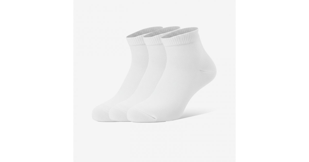 Be Lenka Barefoot Socks - Low-cut - Essentials - White - 3 pack photo 2