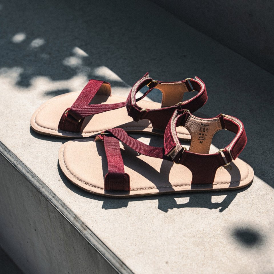 Barefoot Sandals - Be Lenka Flexi 2.0 - Burgundy