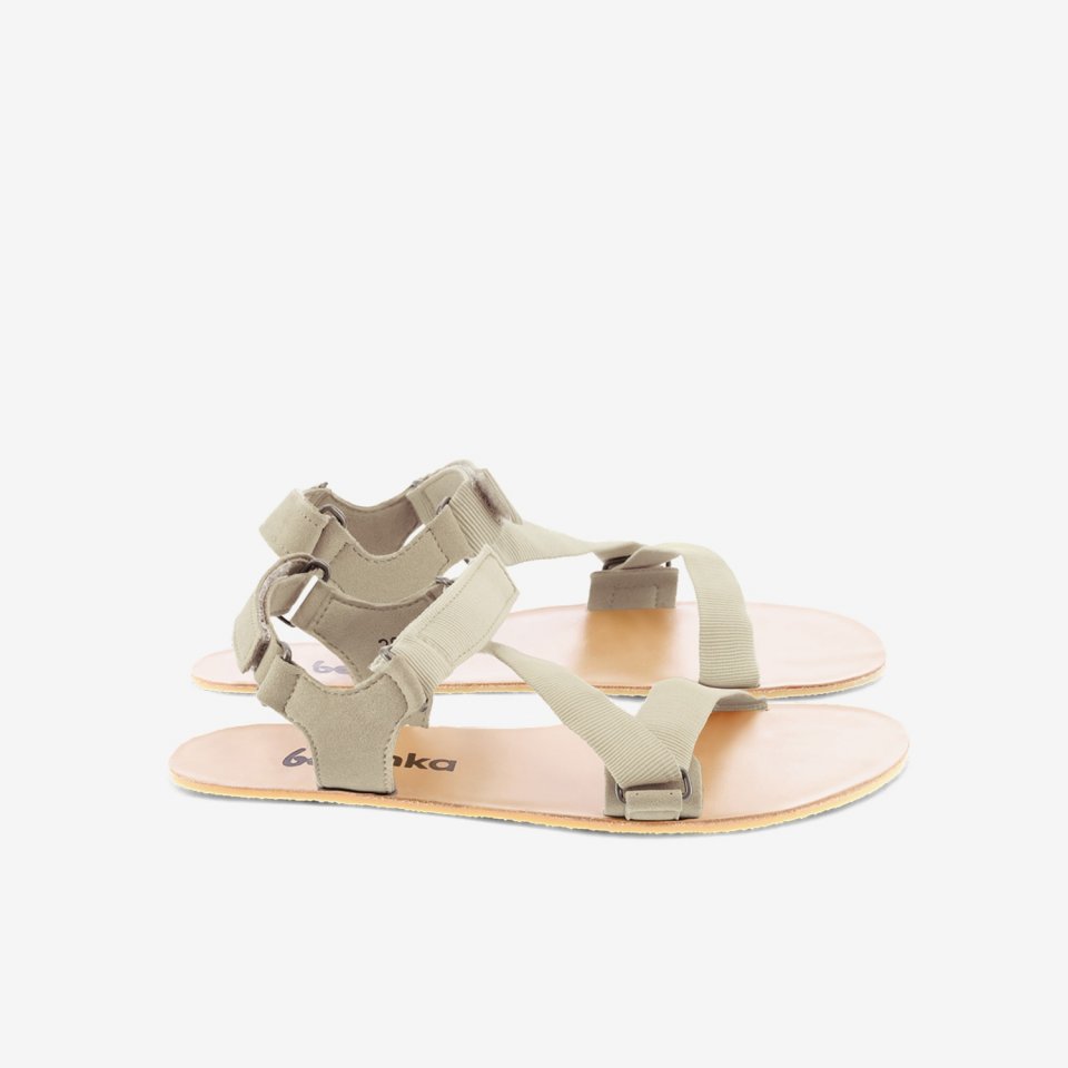 Barefoot Sandals - Be Lenka Flexi - Beige Green
