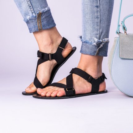 Barefoot Sandals - Be Lenka Flexi - Black
