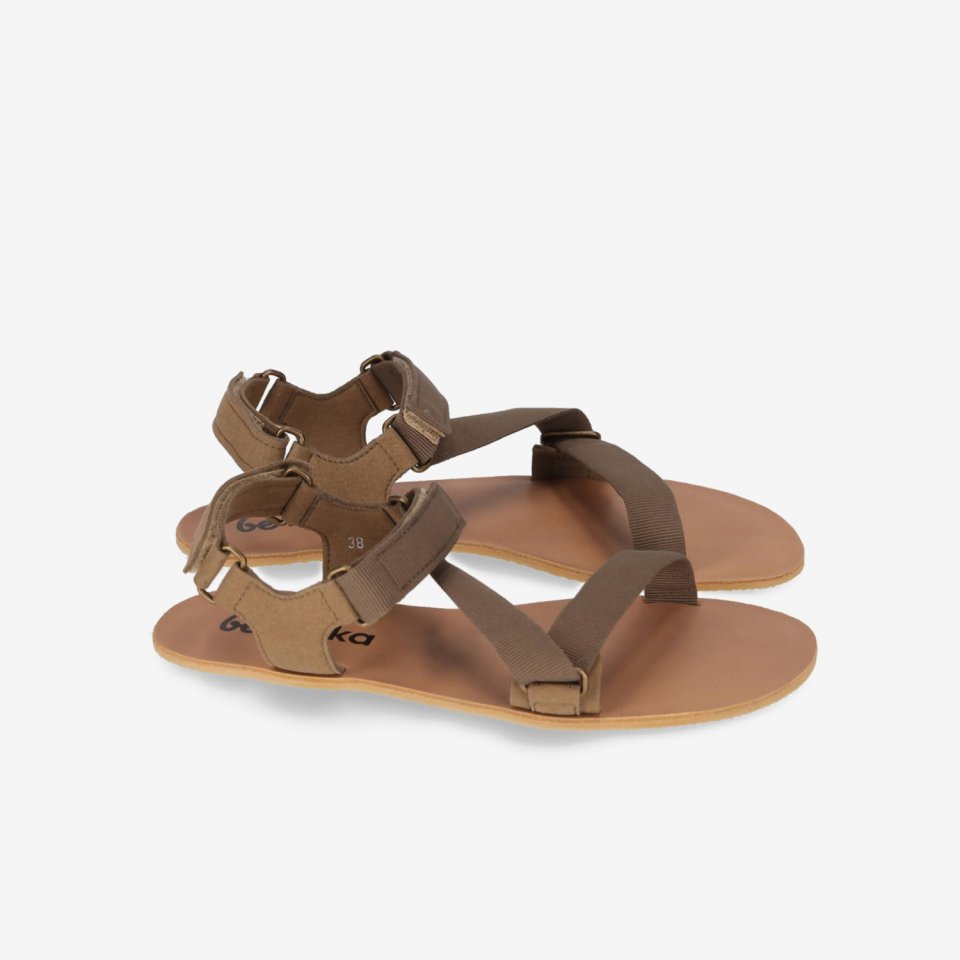Barefoot Sandalen Be Lenka Flexi - Olive Green