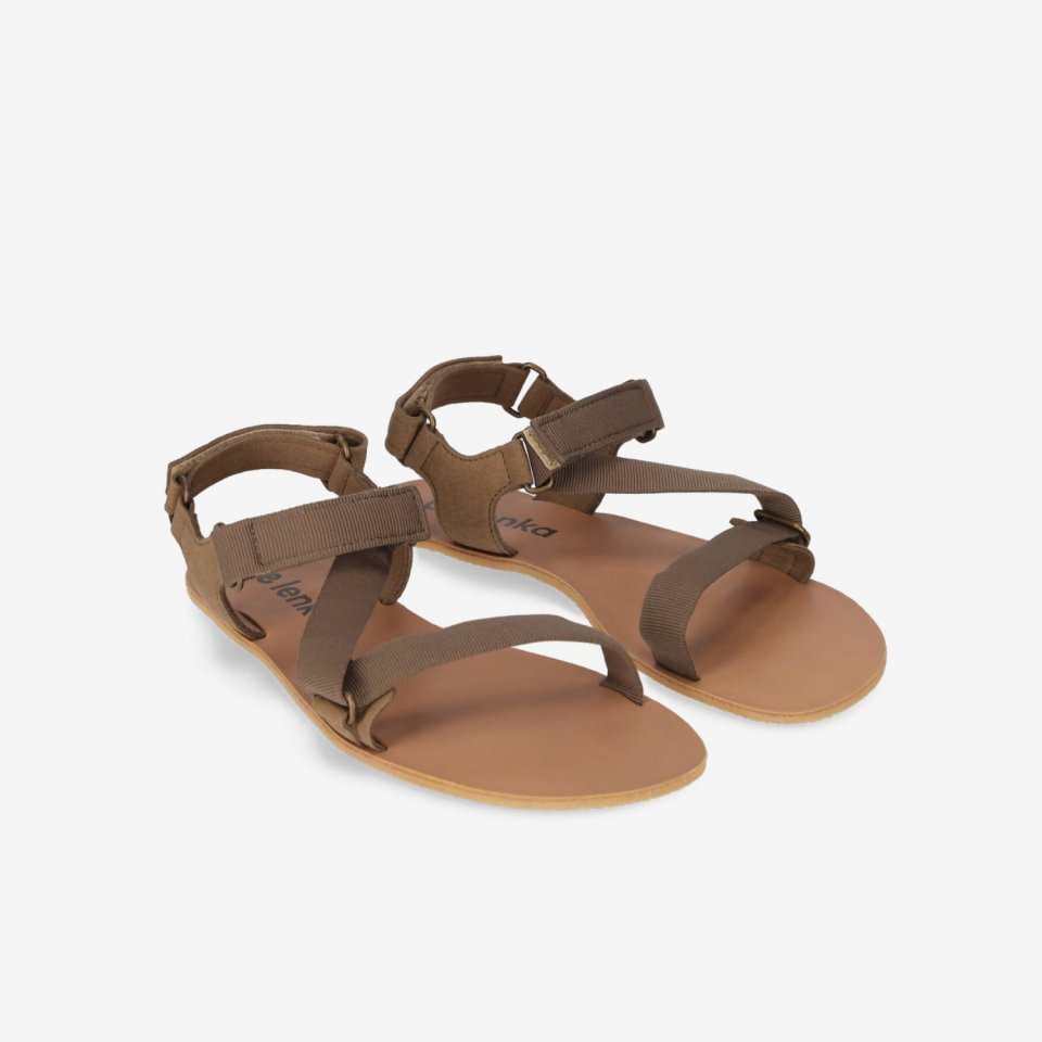 Barefoot Sandalen Be Lenka Flexi - Olive Green