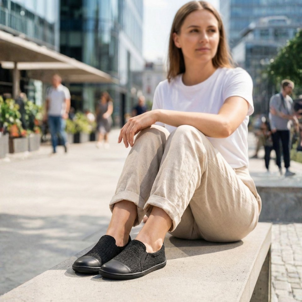 Barefoot Slip-on shoes Be Lenka Breeze - All Black
