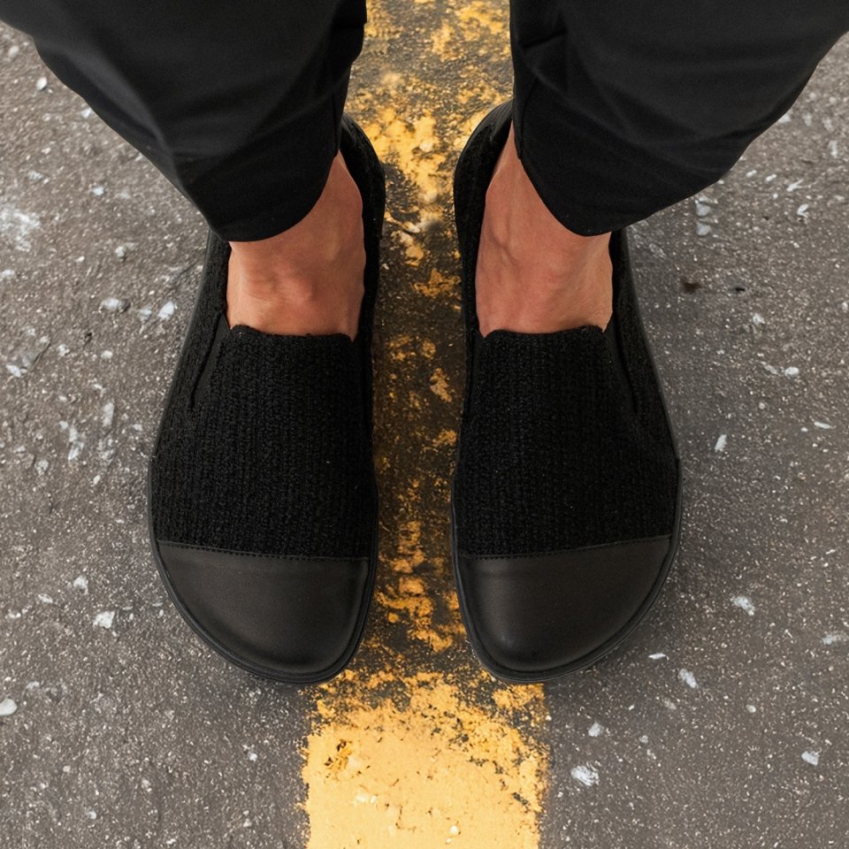 Barefoot Slip-on shoes Be Lenka Breeze - All Black