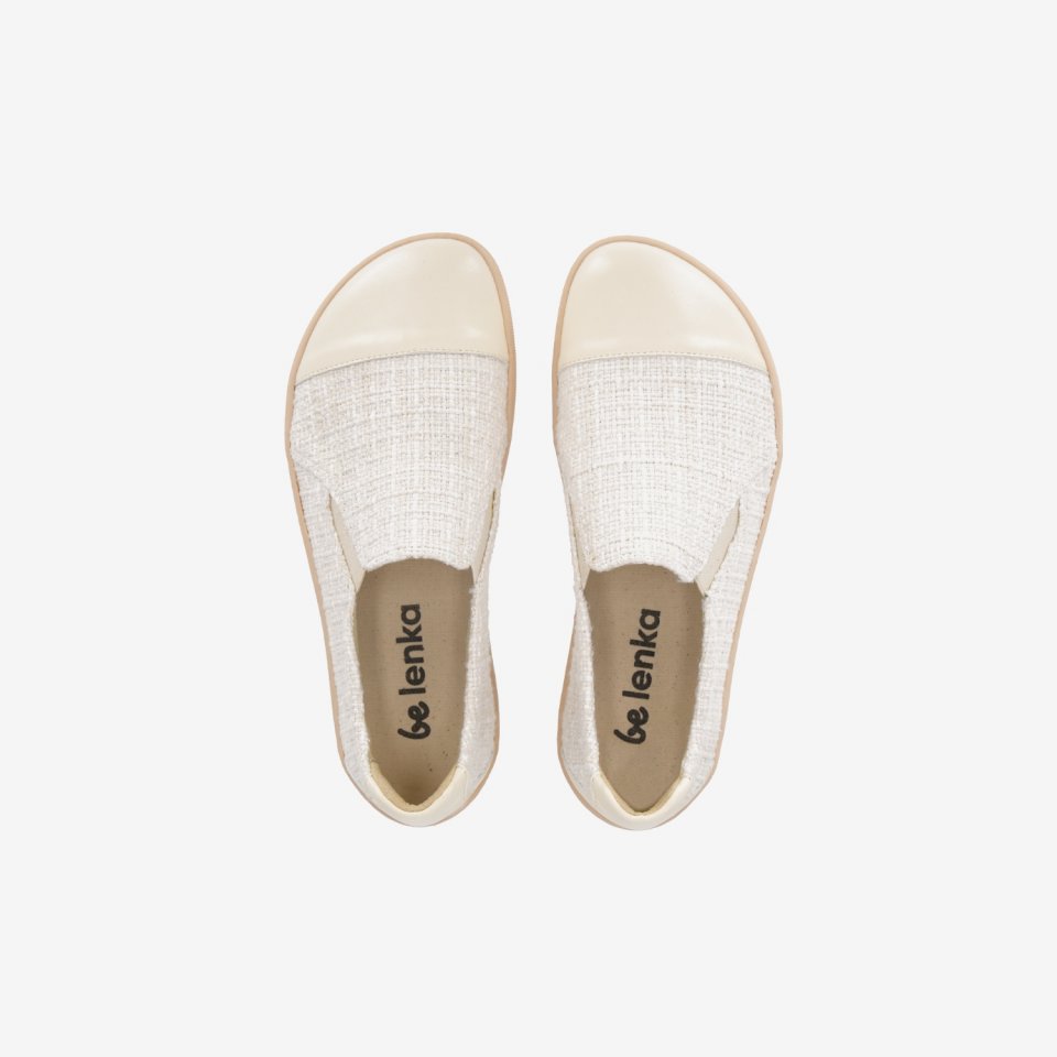 Barefoot Slip-on shoes Be Lenka Breeze - Ivory