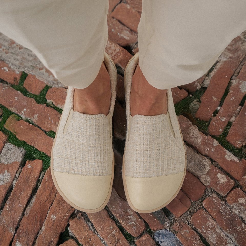 Barefoot Slip-on shoes Be Lenka Breeze - Ivory