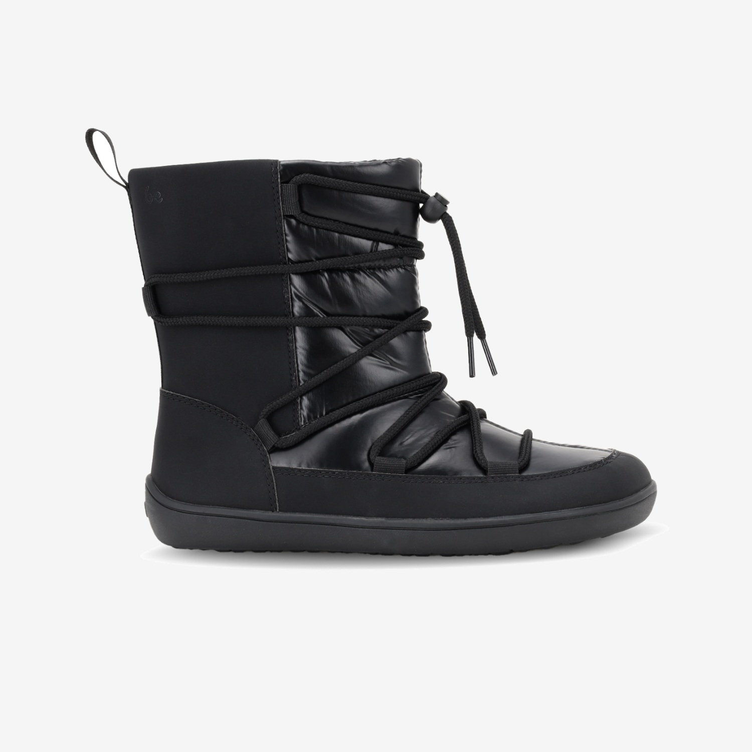 Be Lenka Barefoot Snow Boots Be Lenka Snowfox Woman Vegan in Matt Black and Copper, barefoot shoe