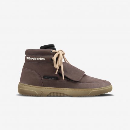 Barefoot Sneakers Barebarics Blizzard - Dark Chocolate Brown