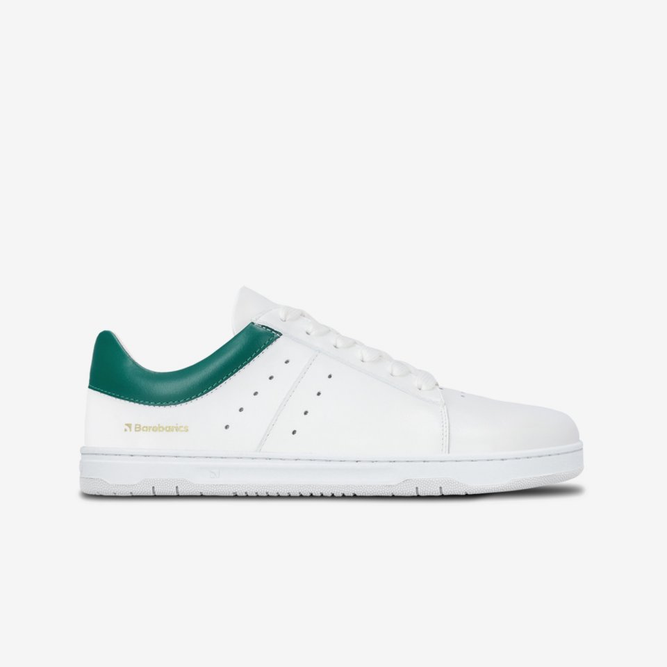 Barfußschuhe Barebarics Enigma - White & Dark Green