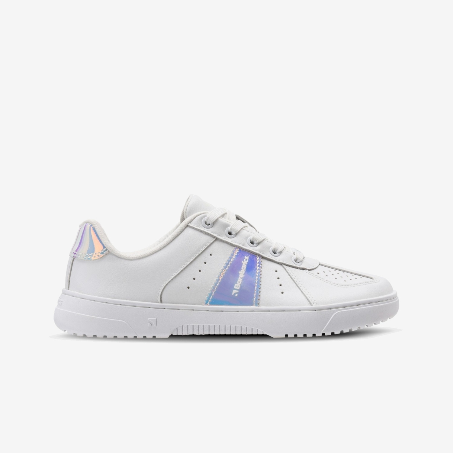 Barebarics Barefoot Sneakers Barebarics Icara - White & Pastel Iridescent, Women's, sizes 36 to 43 in White, barefoot shoe